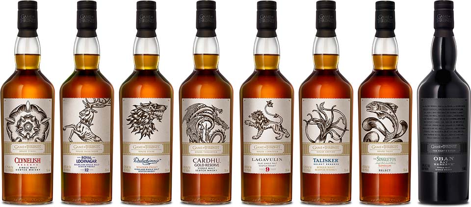 Game of Thrones Single Malt Scotch Whisky Collection