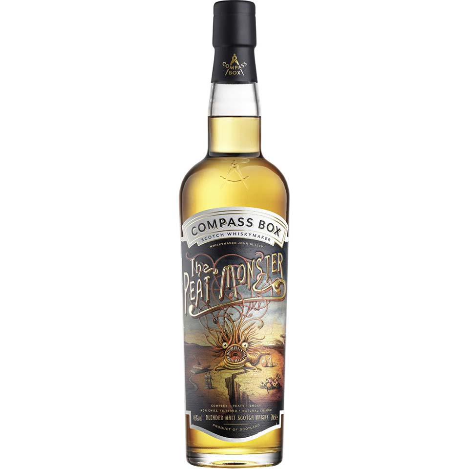 Compass Box The Peat Monster - The Painting Label