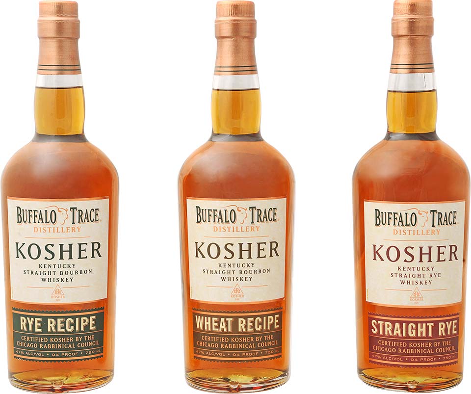 Buffalo Trace Kosher Rye Recipe, Wheat Recipe & Straight Rye Whiskey