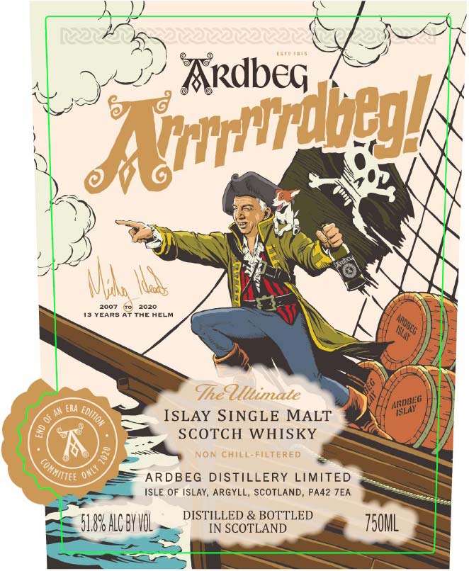 Ardbeg Arrrrrrrdbeg - Front Label