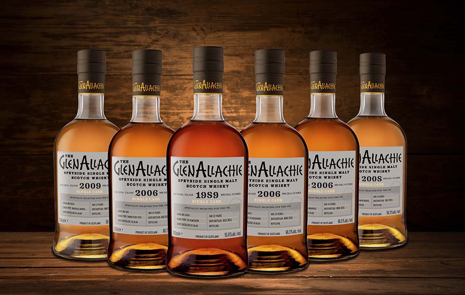 GlenAllachie Autumn 2021 UK Exclusive Single Casks
