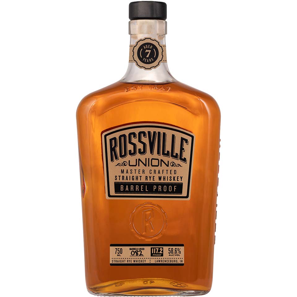 Rossville Union 2022 Barrel Proof Straight Rye Whiskey Aged 7 Years