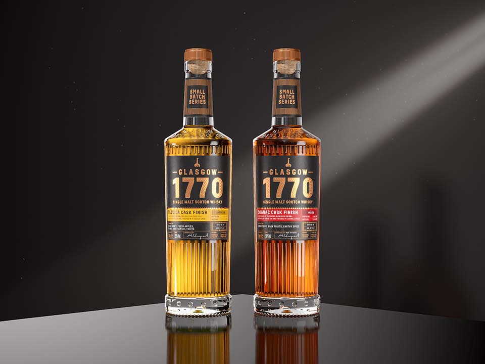 Glasgow 1770 Small Batch Series - Tequila Cask Finish and Cognac Cask Finish