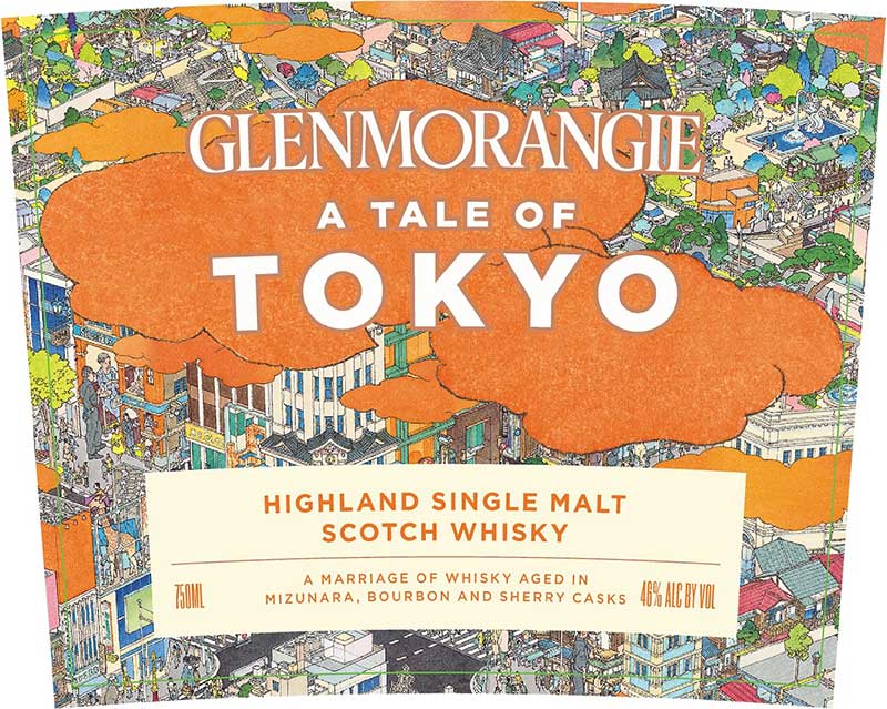 Glenmorangie A Tale of Tokyo - Front Label