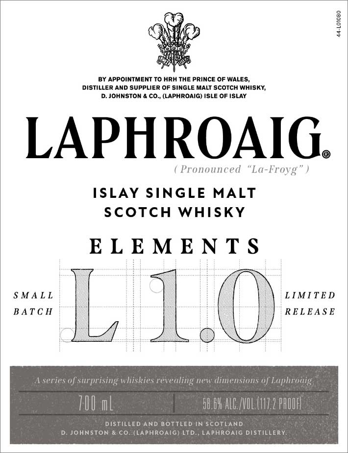 Laphroaig Elements 1.0 - Front Label