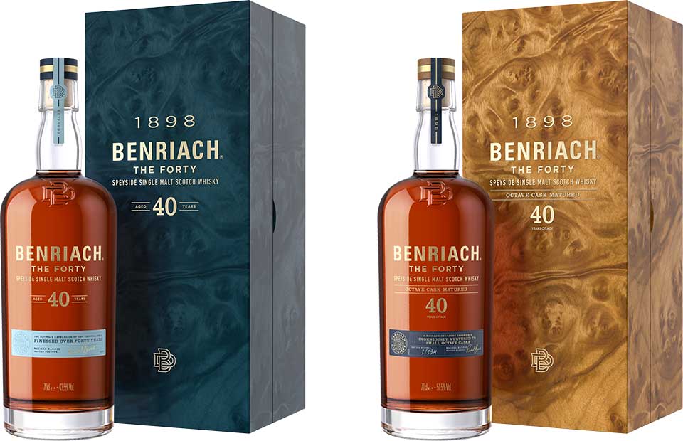Benriach The Forty and Benriach The Forty Octave Cask Matured