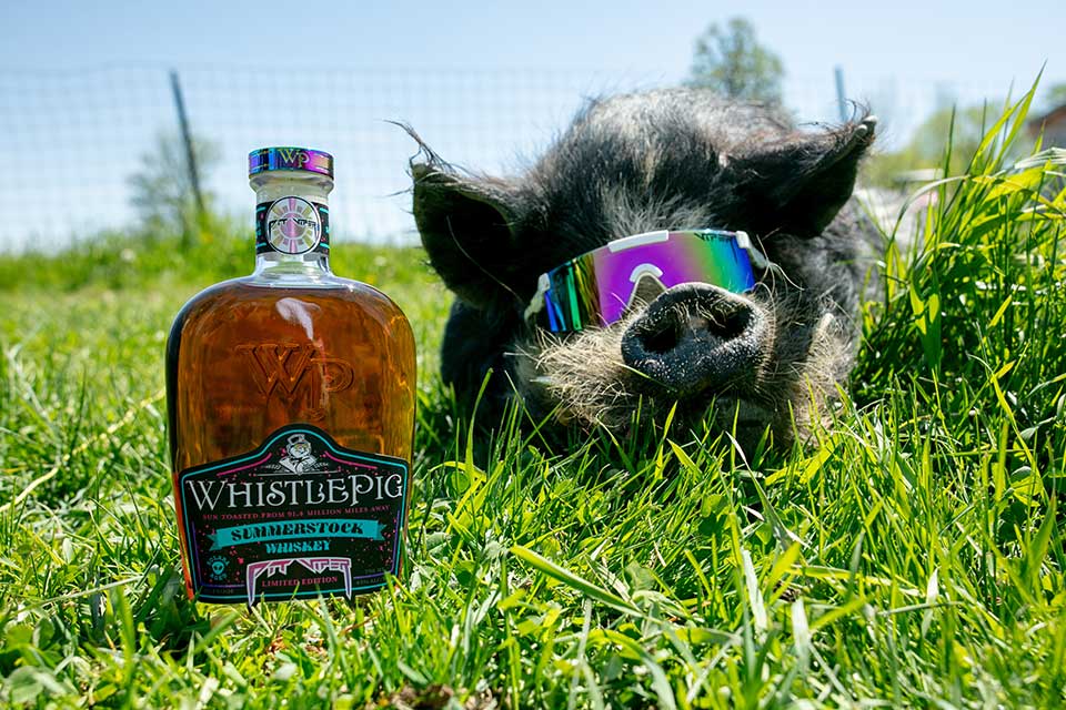 WhistlePig SummerStock Whiskey with Mascot Mortimer Jr.