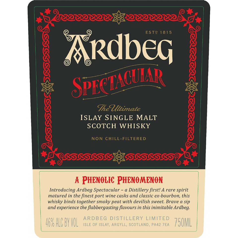 Ardbeg Spectacular - Front Label