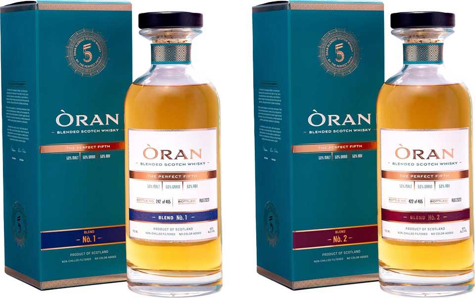 Oran Blended Scotch Whisky - Blend No. 1 and Blend No. 2