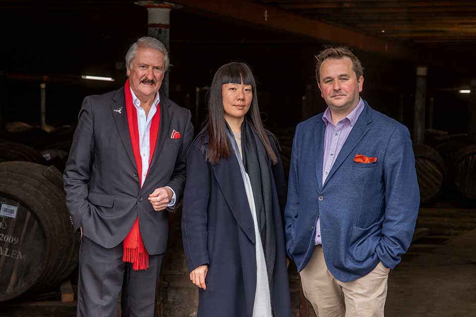 Richard Paterson, Melodie Leung, and Gregg Glass at The Dalmore