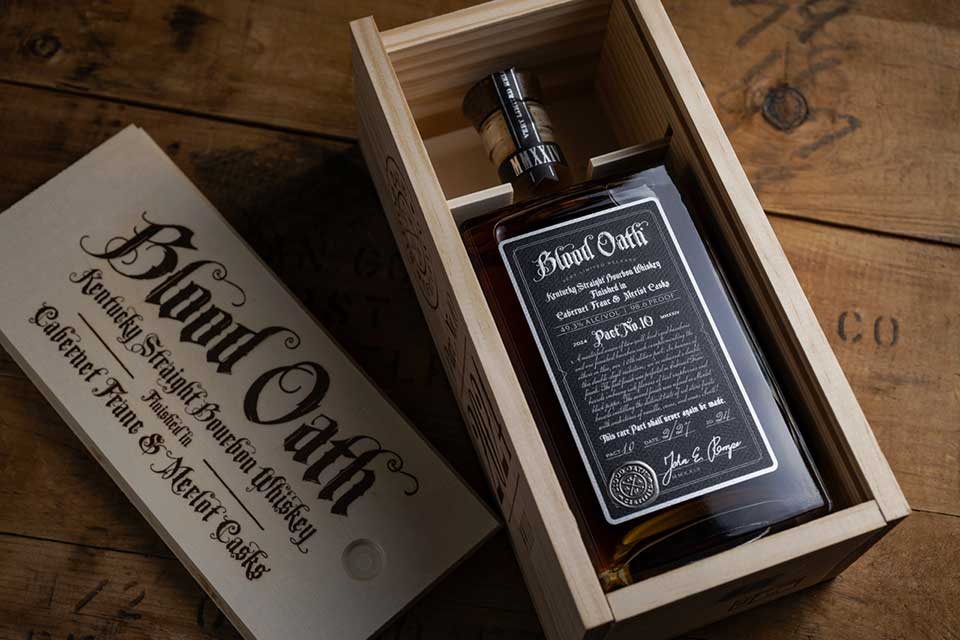 Blood Oath Pact 10 Kentucky Straight Bourbon Whiskey Finished in Cabernet Franc & Merlot Casks