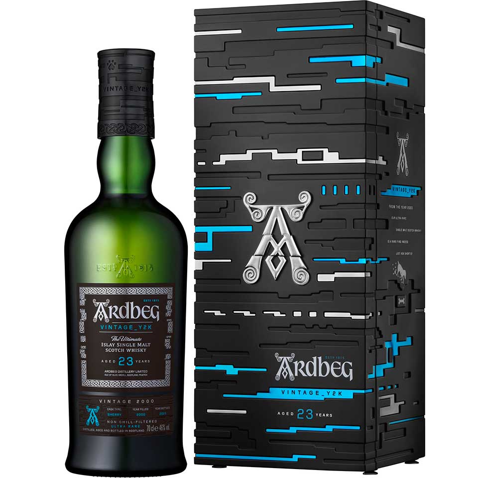 Ardbeg Vintage_Y2K 23 Year Old - Bottle and Box