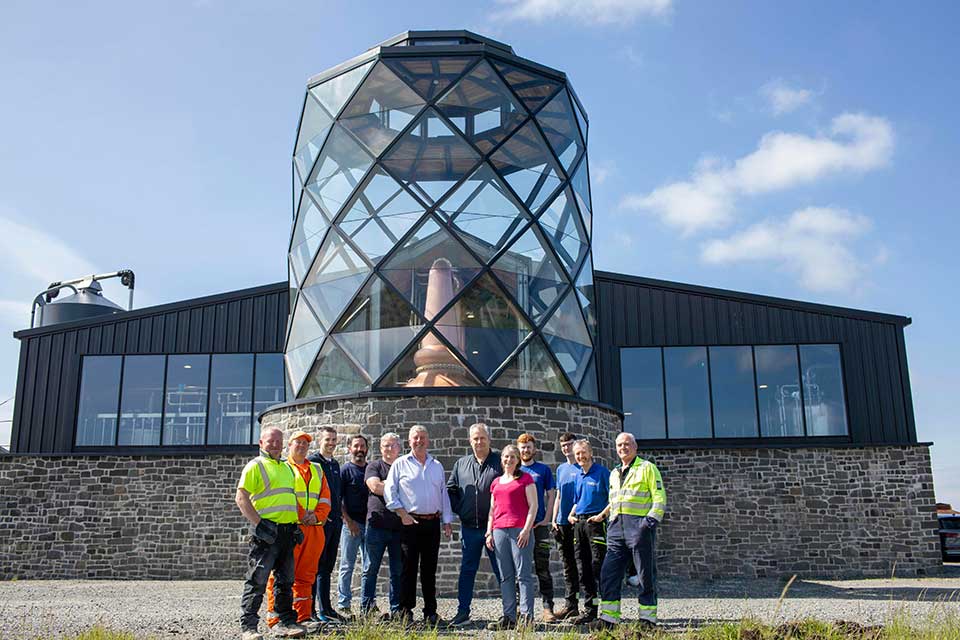 Benbecula Distillery team