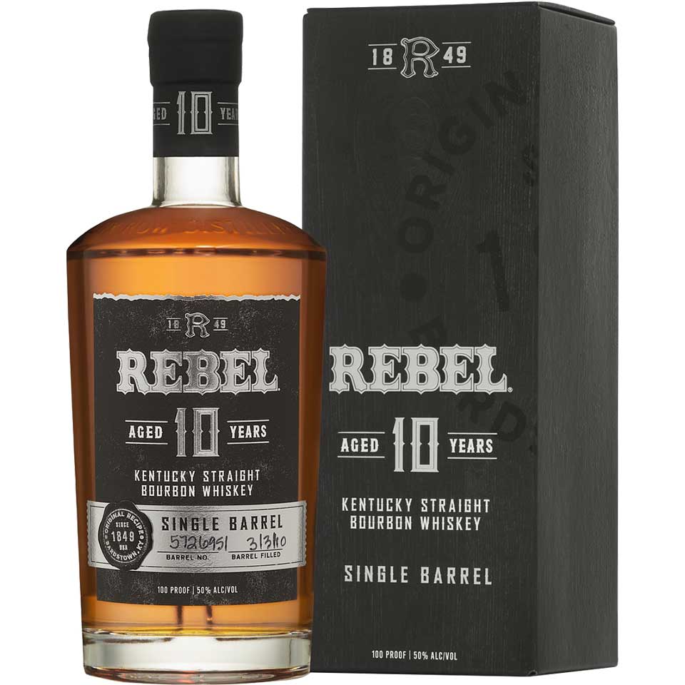 Rebel 10 Year Single Barrel Bourbon