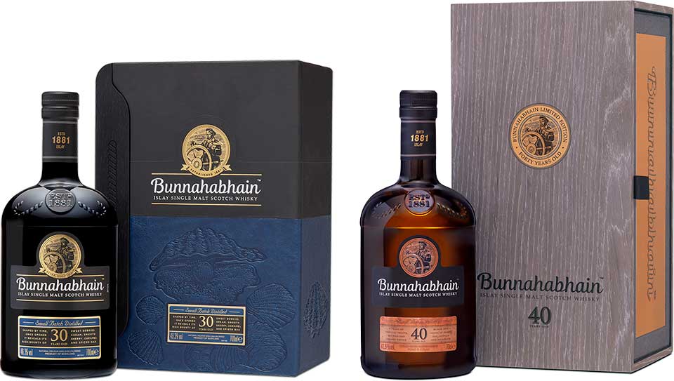 Bunnahabhain 30 Year Old and 40 Year Old