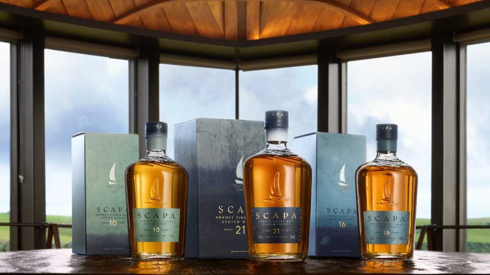 Scapa Signature Range - 10 Year Old, 16 Year Old, and 21 Year Old