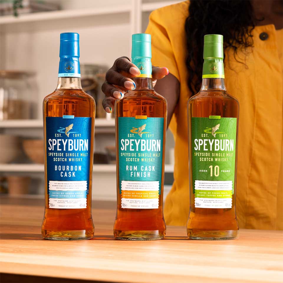 Speyburn Bourbon Cask, Rum Cask Finish, and 10 Year Old