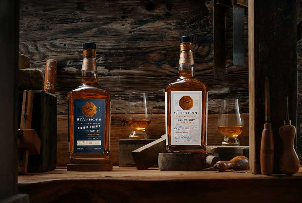 Stanhope Bourbon and Rye Whiskey