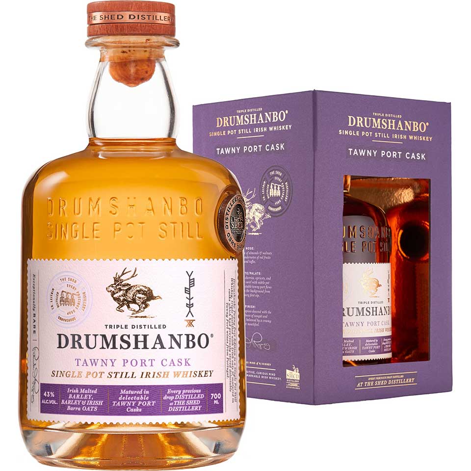 Drumshanbo Tawny Port Cask Single Pot Still Irish Whiskey