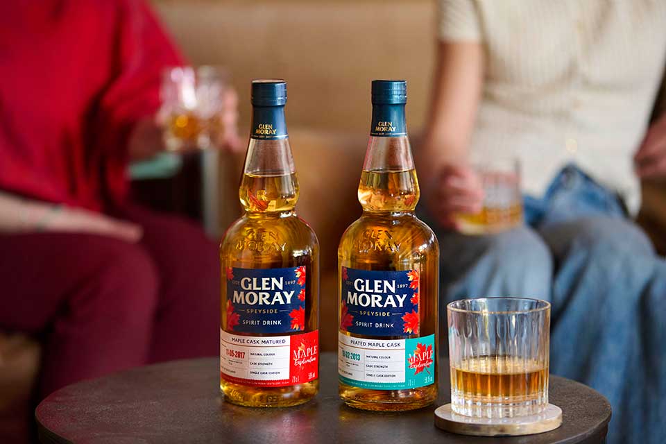 Glen Moray Maple Exploration - Maple Cask Matured and Peated Maple Cask