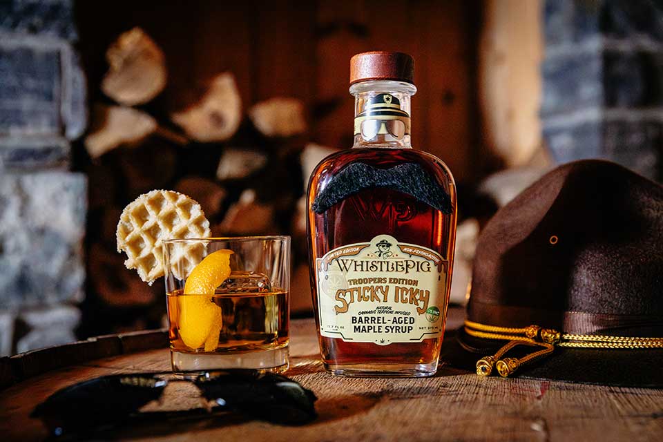 WhistlePig Troopers Edition Sticky Icky Barrel-Aged Maple Syrup