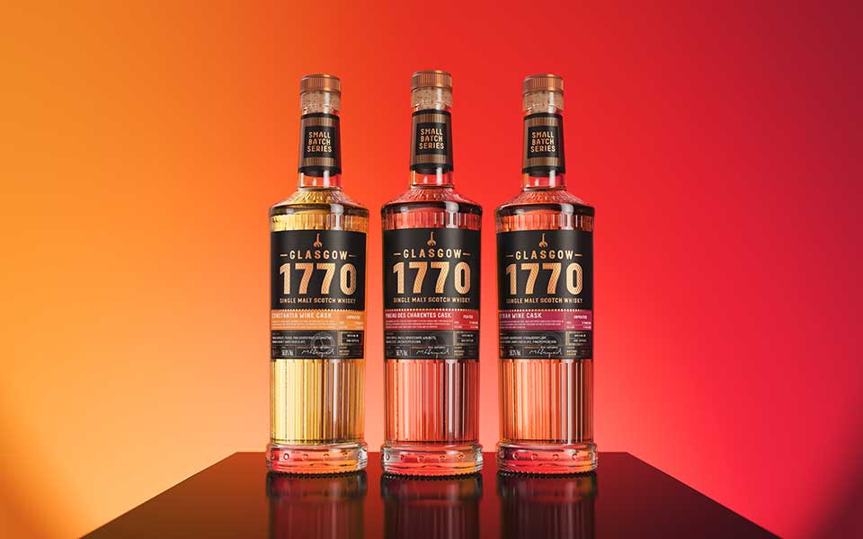 Glasgow 1770 Small Batch Series: Constantia Cask, Pineua des Charentes Cask, and Syrah Cask