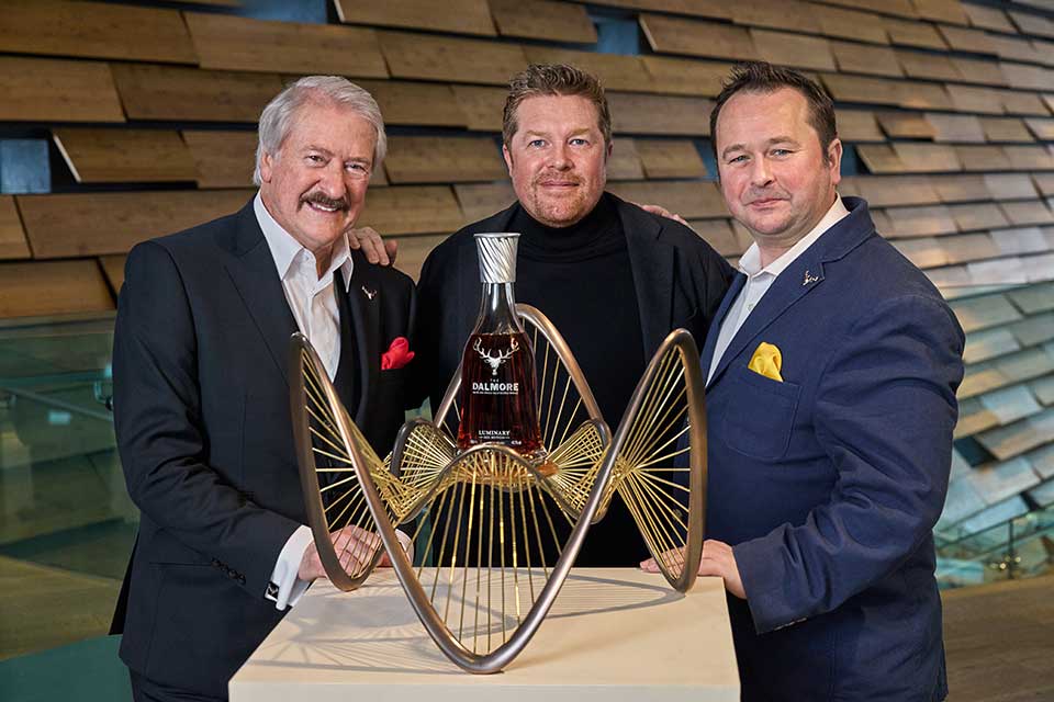 Richard Paterson, Ben Dobbin & Gregg Glass with The Dalmore Luminary 2025 Edition - The Rare