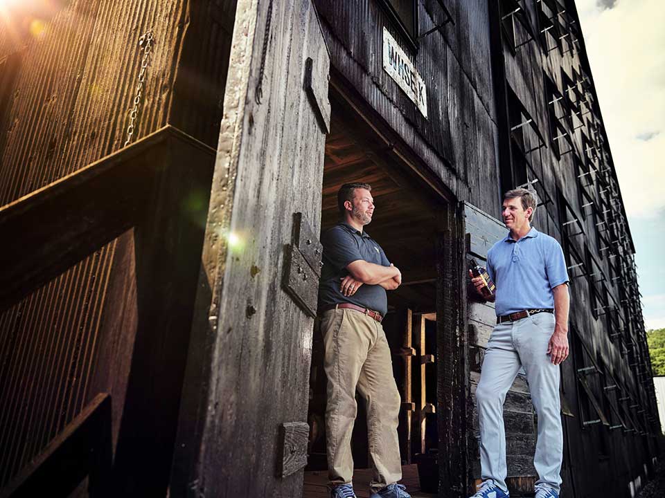 Knob Creek Bold Picks: Eli Manning (Right) and Freddie Noe (Left)