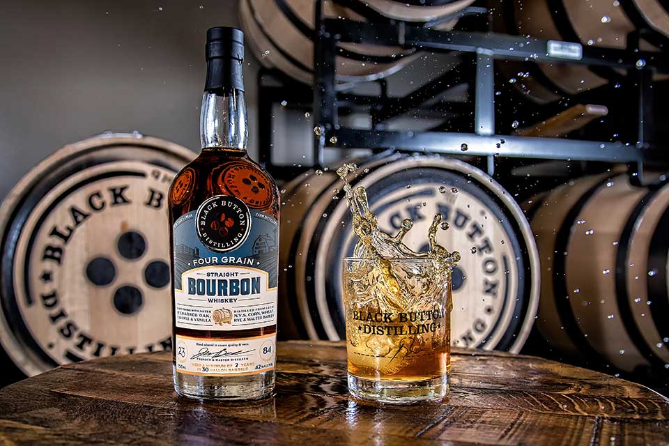 Black Button Distilling Four Grain Bourbon