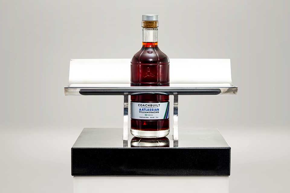 Coachbuilt Atlassian Williams Racing 50 Year Old Blended Scotch Whisky