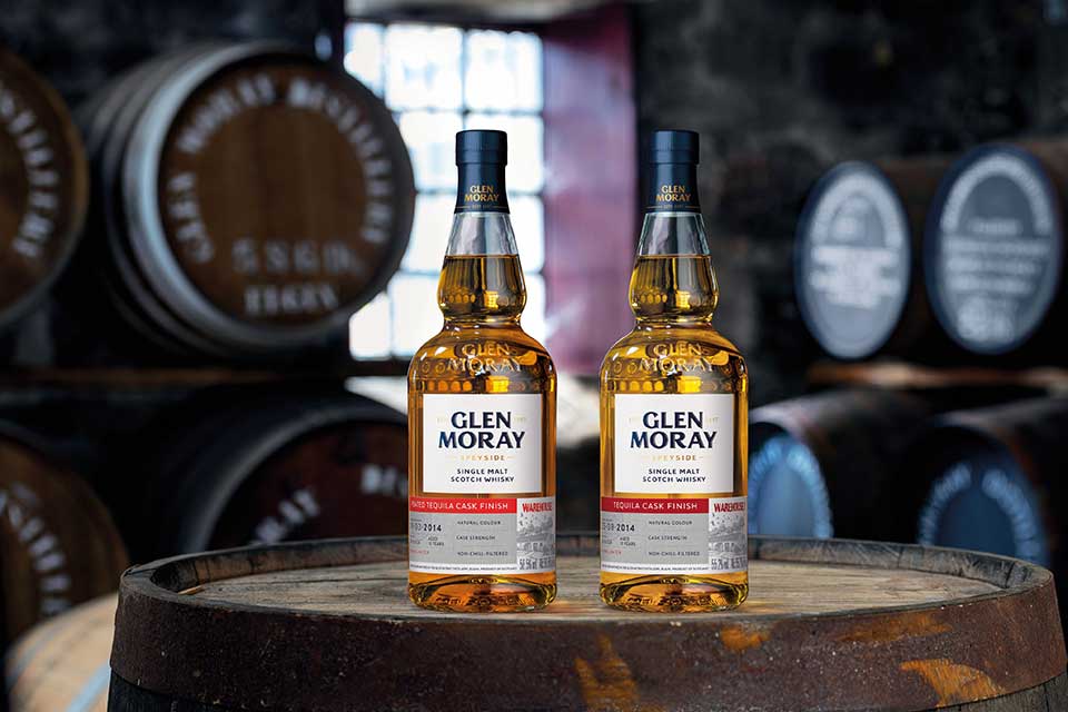 Glen Moray Warehouse 1 Peated and Unpeated Tequila Cask Finish