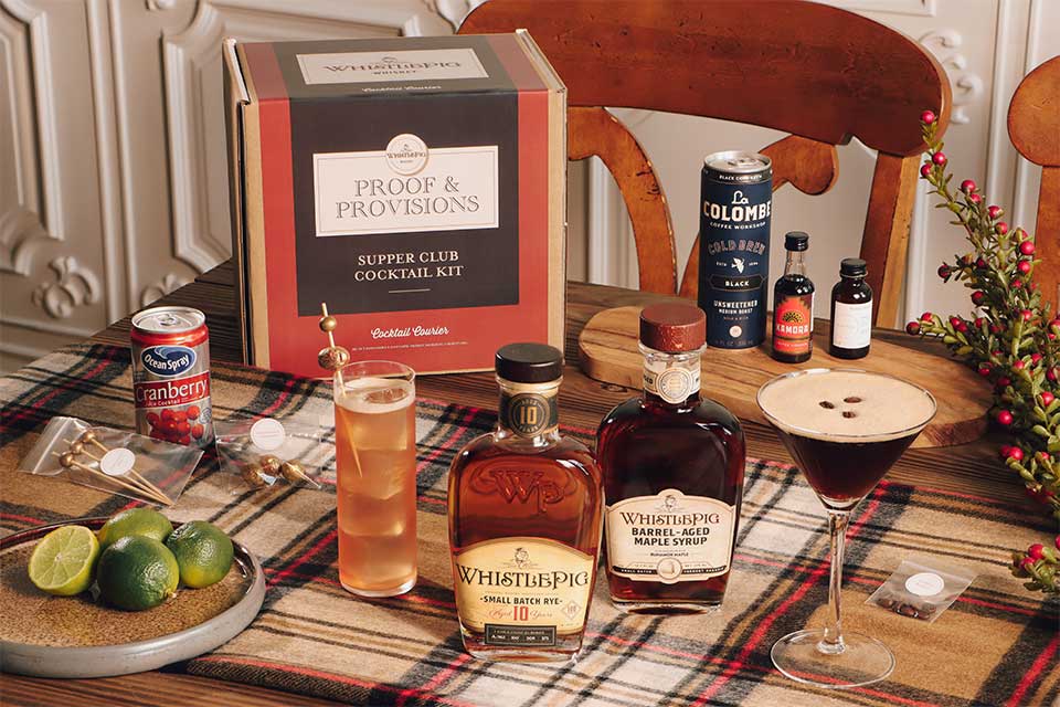 WhistlePig Proof and Provisions Supper Club Cocktail Kit