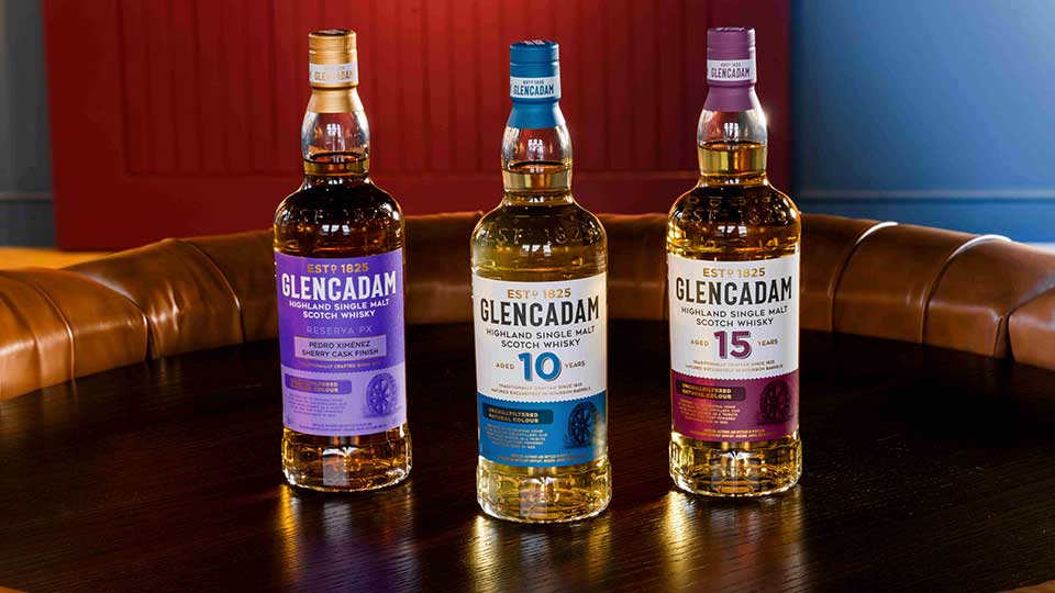 Glencadam Packaging Refresh - 10 Year Old, 15 Year Old, Reserva PX