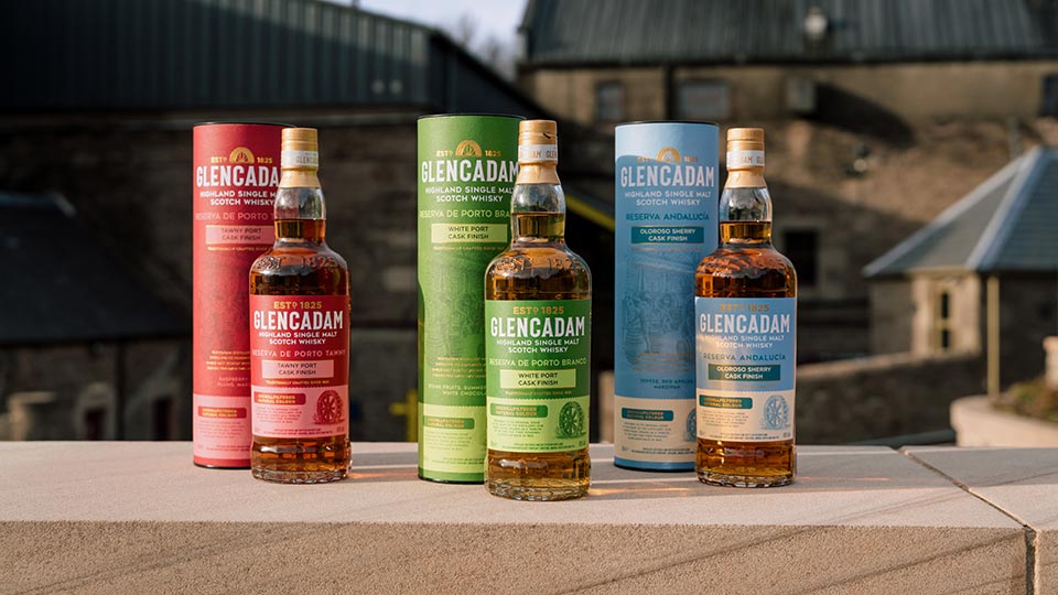 Glencadam Tawny Port Cask Finish, White Port Cask Finish, Oloroso Sherry Cask Finish
