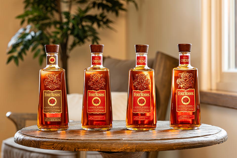 Four Roses Single Barrel Collection (OBSV, OBSK, OESQ, OESF)