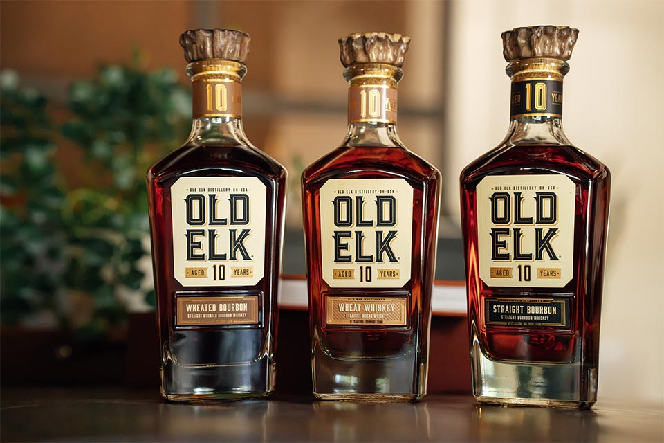 Old Elk 10 Year Collection - Wheated Bourbon, Wheat Whiskey, and Straight Bourbon