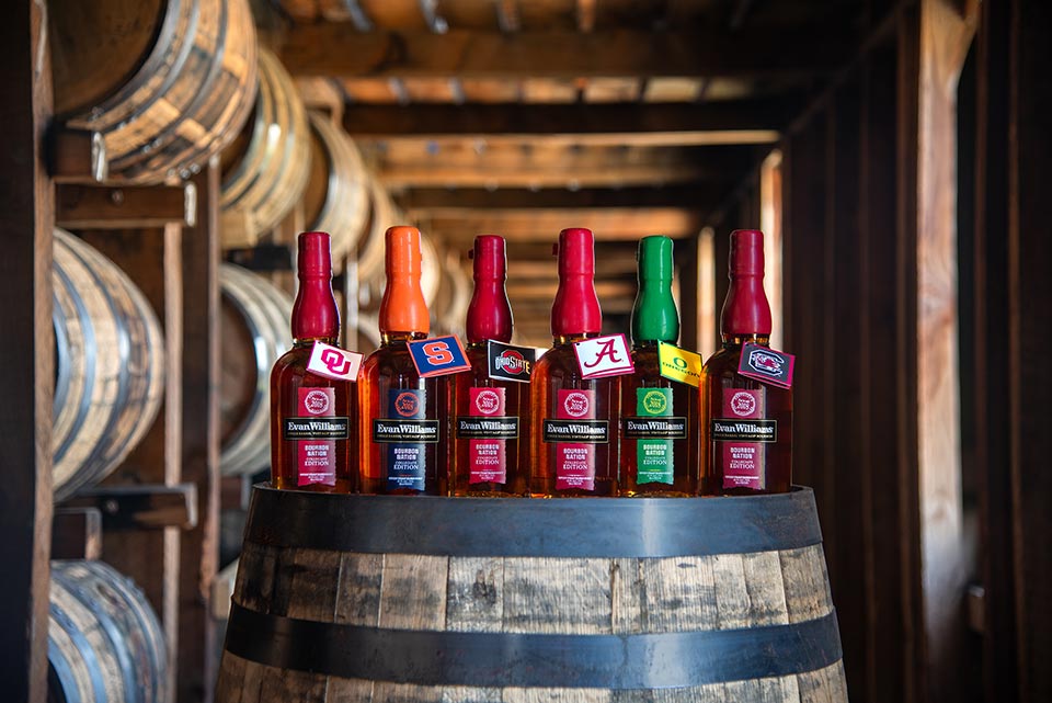 Evan Williams Single Barrel Bourbon Nation Collegiate Editions