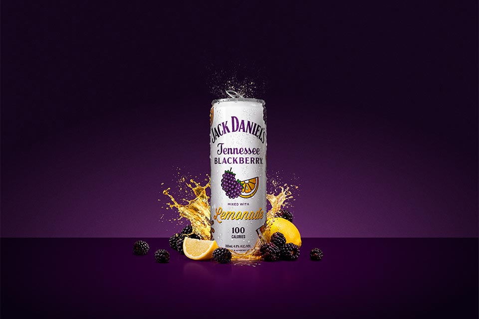 Jack Daniel’s Tennessee Blackberry Mixed With Lemonade Canned Cocktail